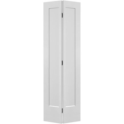 Trimlite Primed 2 Panel Shaker Bi-Fold Door & Reviews | Wayfair